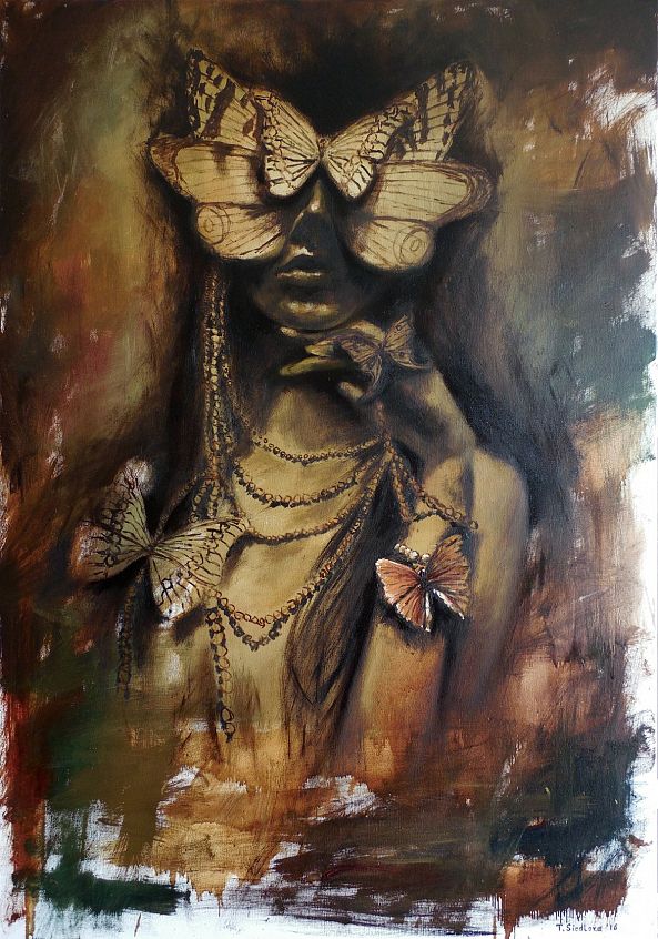 "Butterfly girl".-Tatiana Siedlova