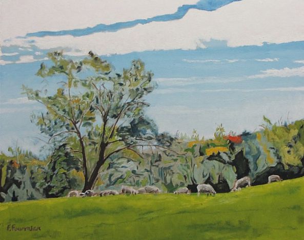 Prèes du gros orme, By The Big Elm-Francois Fournier
