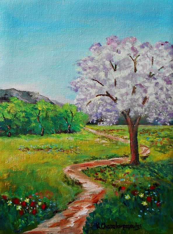  SPRING  PATHWAY IN ARCADIA\-Konstantinos Charalampopoulos