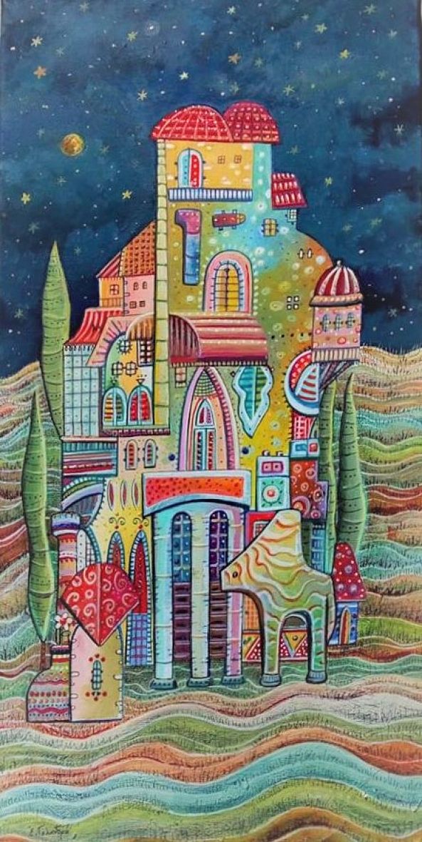 CITY AT NIGHT-irene goulandris
