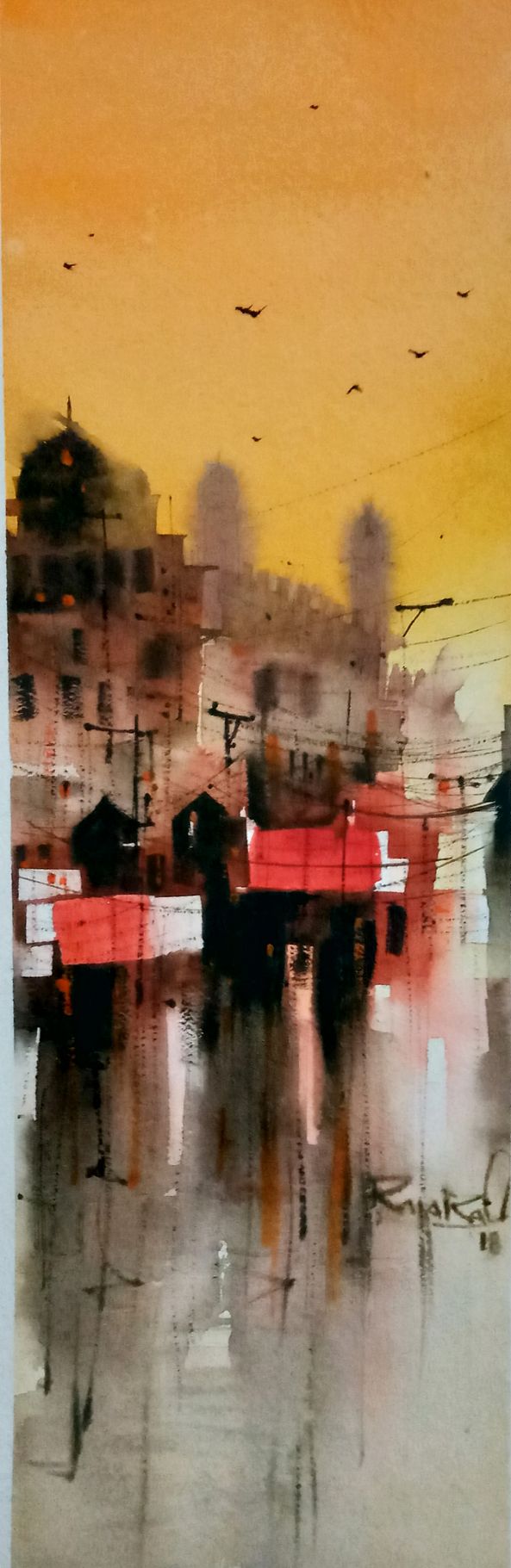 Abstract streetscape-Raj Ram
