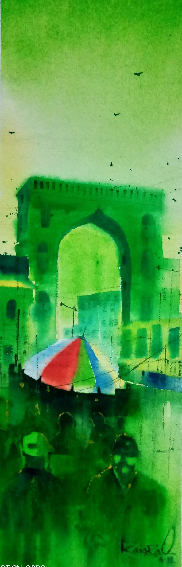 Abstract streetscape..2-Raj Ram