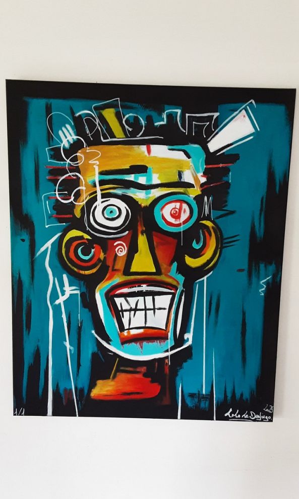 Hommage à basquiat-Laurent DESCAT