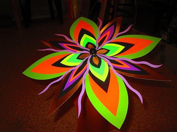 Fleur colorée-Carole Briand