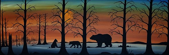 Black Bear with cubs-Rachel Olynuk