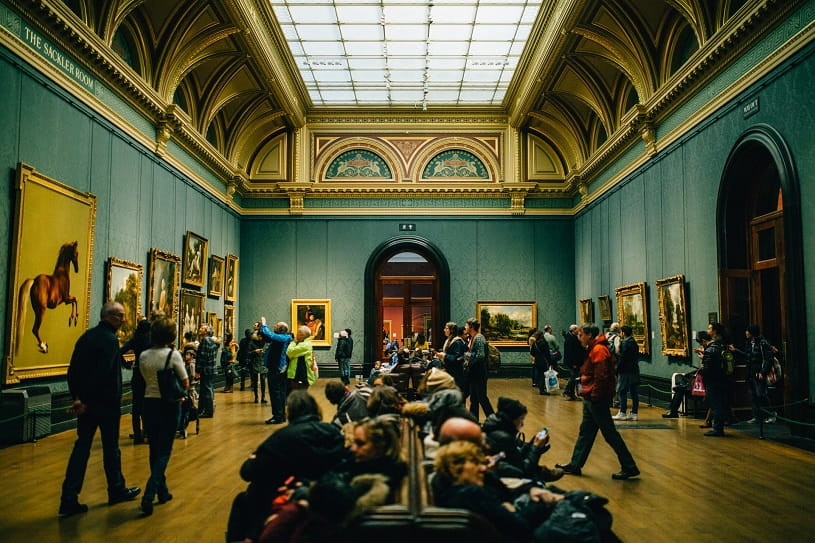 Art galleries.