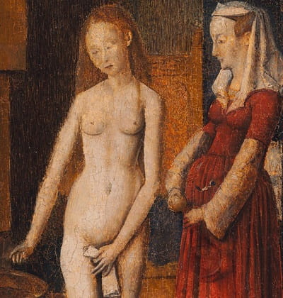 Woman Bathing
